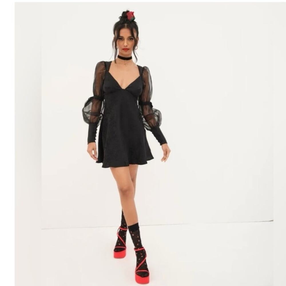 Free People For Love & Lemons Women's Gabrielle Mini Dress Size XS NWT